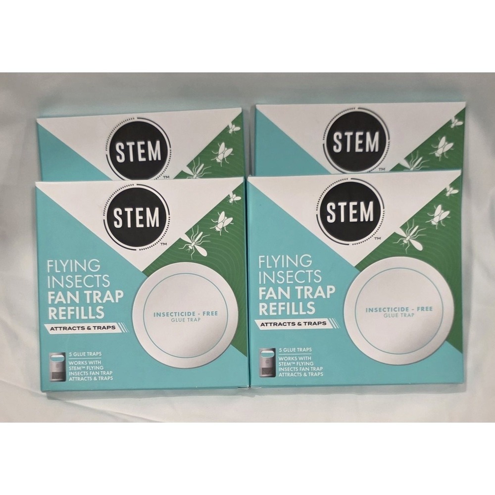 STEM Flying Insects Fan Trap Refills - 5 Traps per Box (Lot of 4)